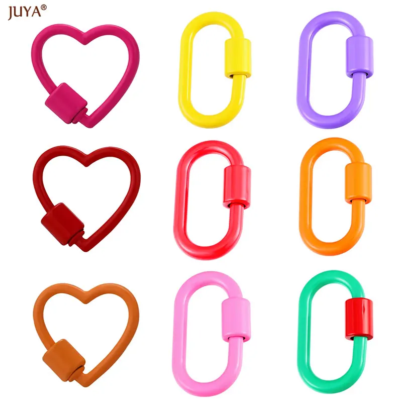 20*20cm Love Heart Alloy Clasps Colorful Spiral Clasps For DIY Necklace Findings Bracelets Jewelry Accessories
20*20cm Love Heart Alloy Clasps Colorful Spiral Clasps For DIY Necklace Findings Bracelets Jewelry Accessories