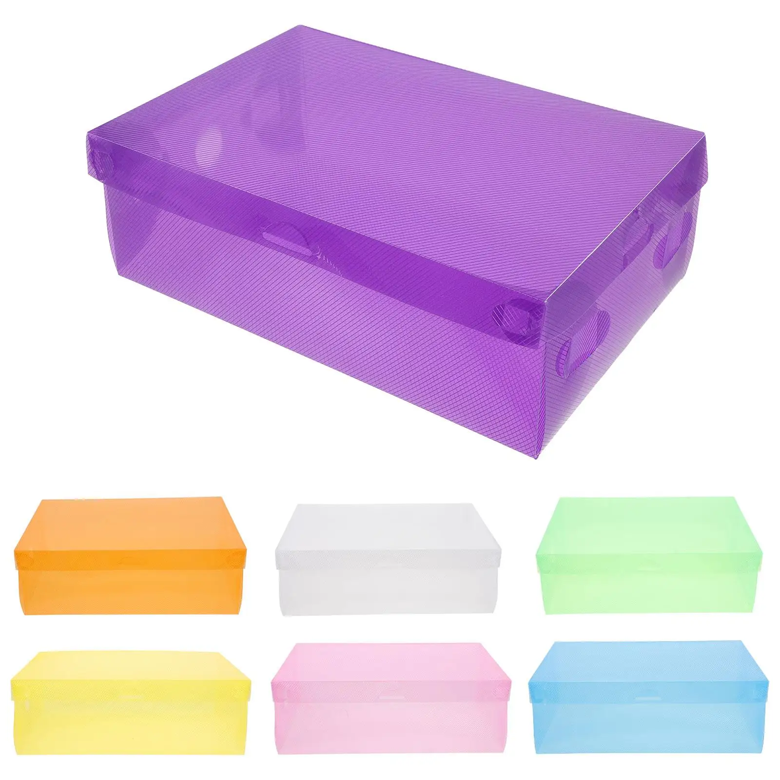 7 Pcs Shoe Storage Box Stackable Organizer Closet Sneaker Display Case Container Plastic Clear Colorful Strong Home
7 Pcs Shoe Storage Box Stackable Organizer Closet Sneaker Display Case Container Plastic Clear Colorful Strong Home