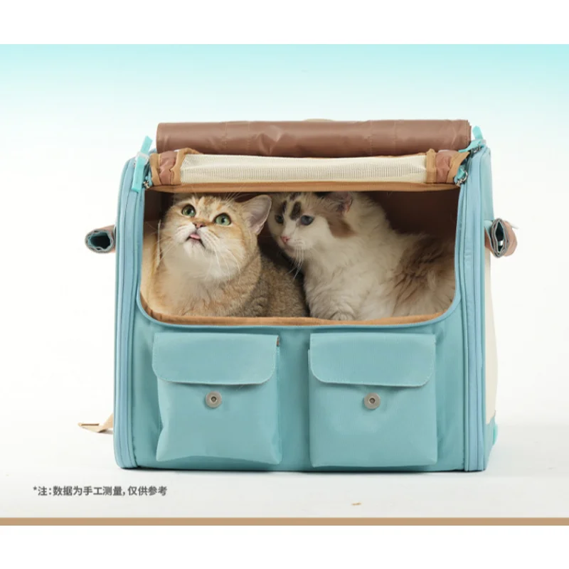 Large size pet messenger bag breathable full cover multi-cat bag thickened double shoulder cat bag
Large size pet messenger bag breathable full cover multi-cat bag thickened double shoulder cat bag