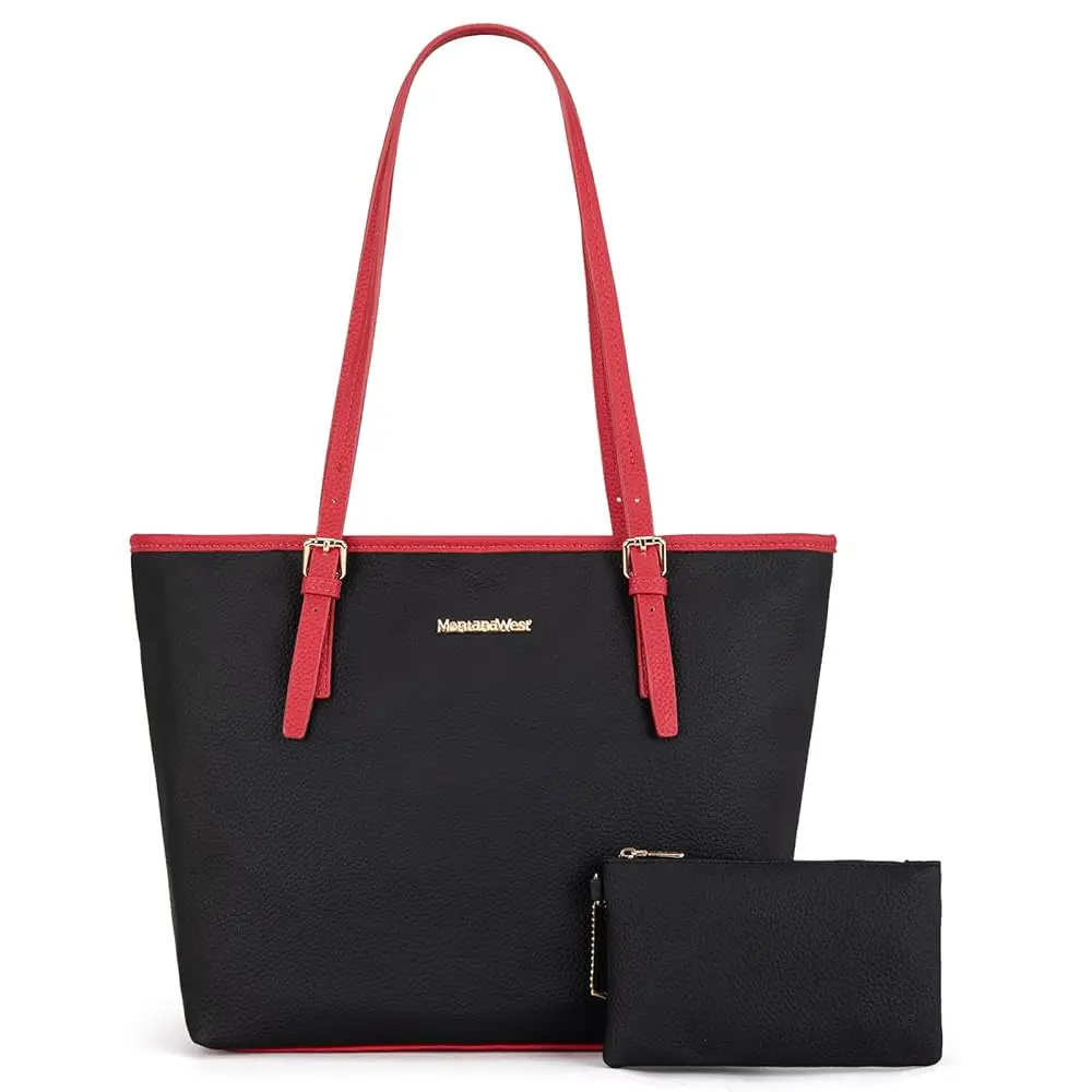 Montana West Tote Bags Vegan Leather Purses and Handbags for Women Top Handle Ladies Shoulder Bags
Montana West Tote Bags Vegan Leather Purses and Handbags for Women Top Handle Ladies Shoulder Bags