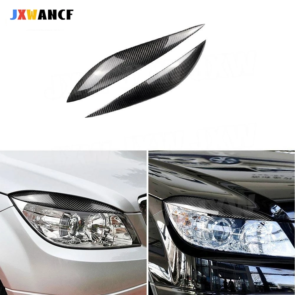 JXWANCF Carbon Fiber for Benz C Class W204 2008-2011 Front Bumper Eyelid Eyebrow Trims Headlight Eyelids Head Lamp Eyebrow Cover
JXWANCF Carbon Fiber for Benz C Class W204 2008-2011 Front Bumper Eyelid Eyebrow Trims Headlight Eyelids Head Lamp Eyebrow Cover
