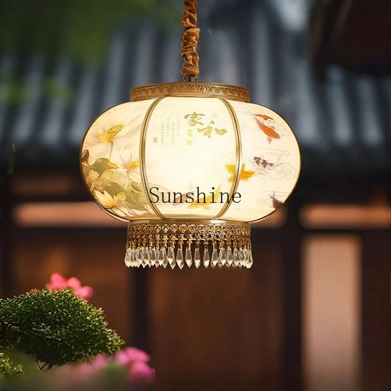 New Chinese-style outdoor eaves villa entrance gate courtyard lantern chandelier
New Chinese-style outdoor eaves villa entrance gate courtyard lantern chandelier