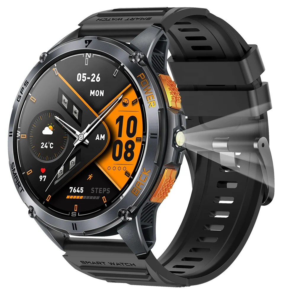 K67A GPS Smartwatch ATS3085L Chip 10+ Years Manufacturer Experience AMOLED IP68 Compass Flashlight Multiple Sports Answer Call
K67A GPS Smartwatch ATS3085L Chip 10+ Years Manufacturer Experience AMOLED IP68 Compass Flashlight Multiple Sports Answer Call