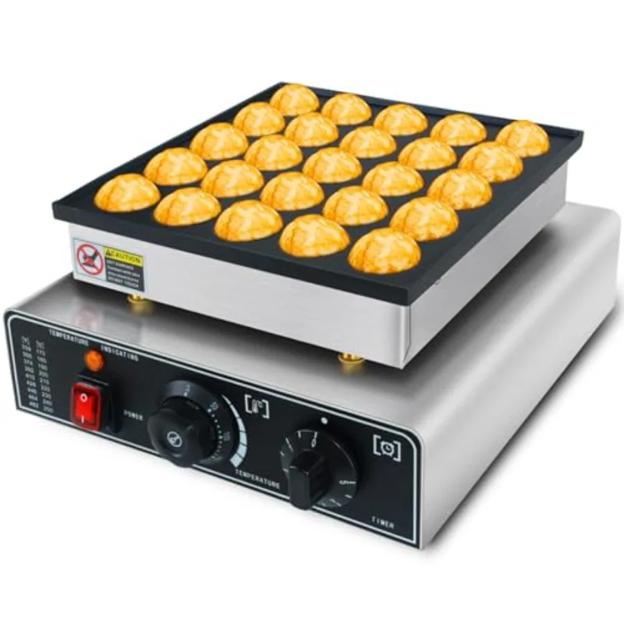 YOOKTEN Mini Dutch Pancake Baker Make25pcs Commercial Electric Maker Pizzelle Maker Non-stick Waffle Pancake Maker Mini Pancake
YOOKTEN Mini Dutch Pancake Baker Make25pcs Commercial Electric Maker Pizzelle Maker Non-stick Waffle Pancake Maker Mini Pancake
