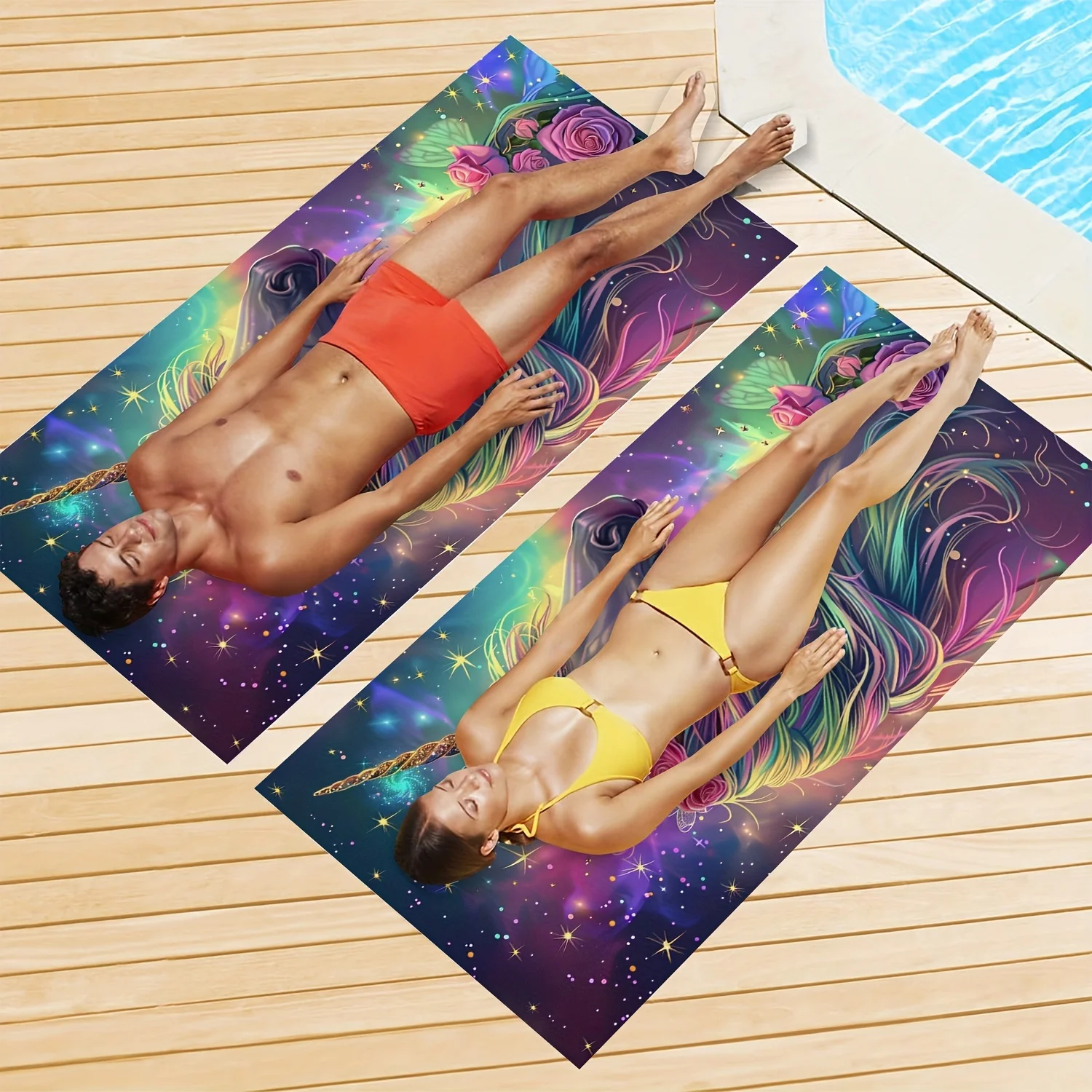 Unicorn Beach Towel Fantasy Horse Rose Flower Print Rainbow Color Quick Dry Soft Microfiber Bath Towel For Girls Kids Gift 1pc
Unicorn Beach Towel Fantasy Horse Rose Flower Print Rainbow Color Quick Dry Soft Microfiber Bath Towel For Girls Kids Gift 1pc