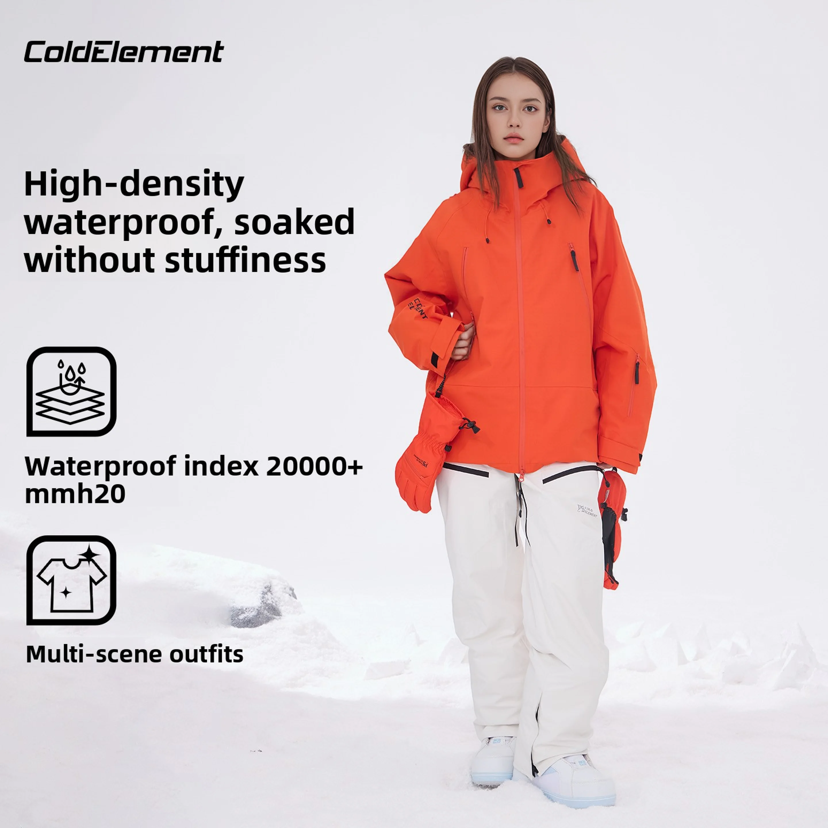 Coldelement Waterproof Adult Ski Suit Set - Unisex Snowboarding Jacket And Pants For Men And Women - Winter Sports Clothing
Coldelement Waterproof Adult Ski Suit Set - Unisex Snowboarding Jacket And Pants For Men And Women - Winter Sports Clothing