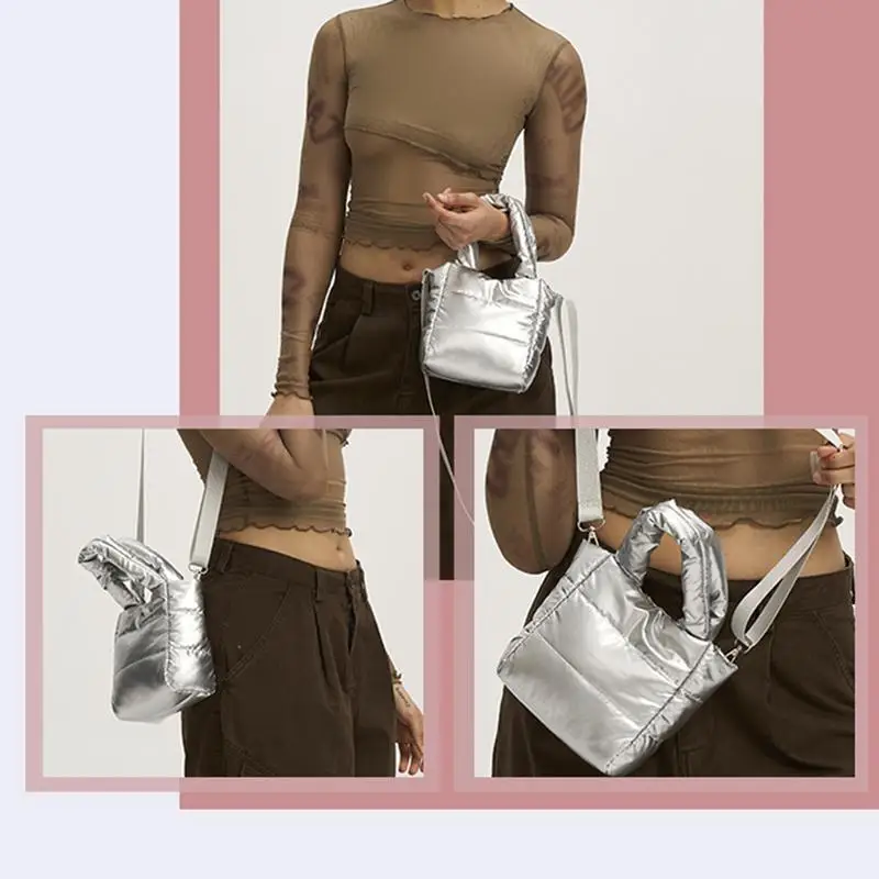 Puffer Tote Bag For Women Small Puffer Purse Chic Soft Padded Down Tote Lightweight Nylon Bag Pillow Shopper Bag For Work Travel
Puffer Tote Bag For Women Small Puffer Purse Chic Soft Padded Down Tote Lightweight Nylon Bag Pillow Shopper Bag For Work Travel