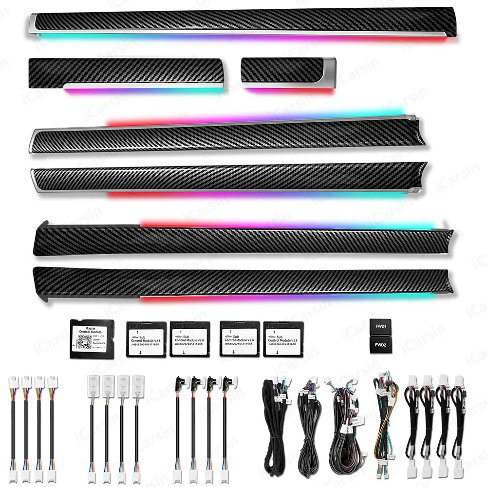 RHD Upgrade 256 Colors Led Car Interior Ambient Lighting for Toyota Land Cruiser 200 2010-2023 Trim Carbon Fiber Accessories
RHD Upgrade 256 Colors Led Car Interior Ambient Lighting for Toyota Land Cruiser 200 2010-2023 Trim Carbon Fiber Accessories