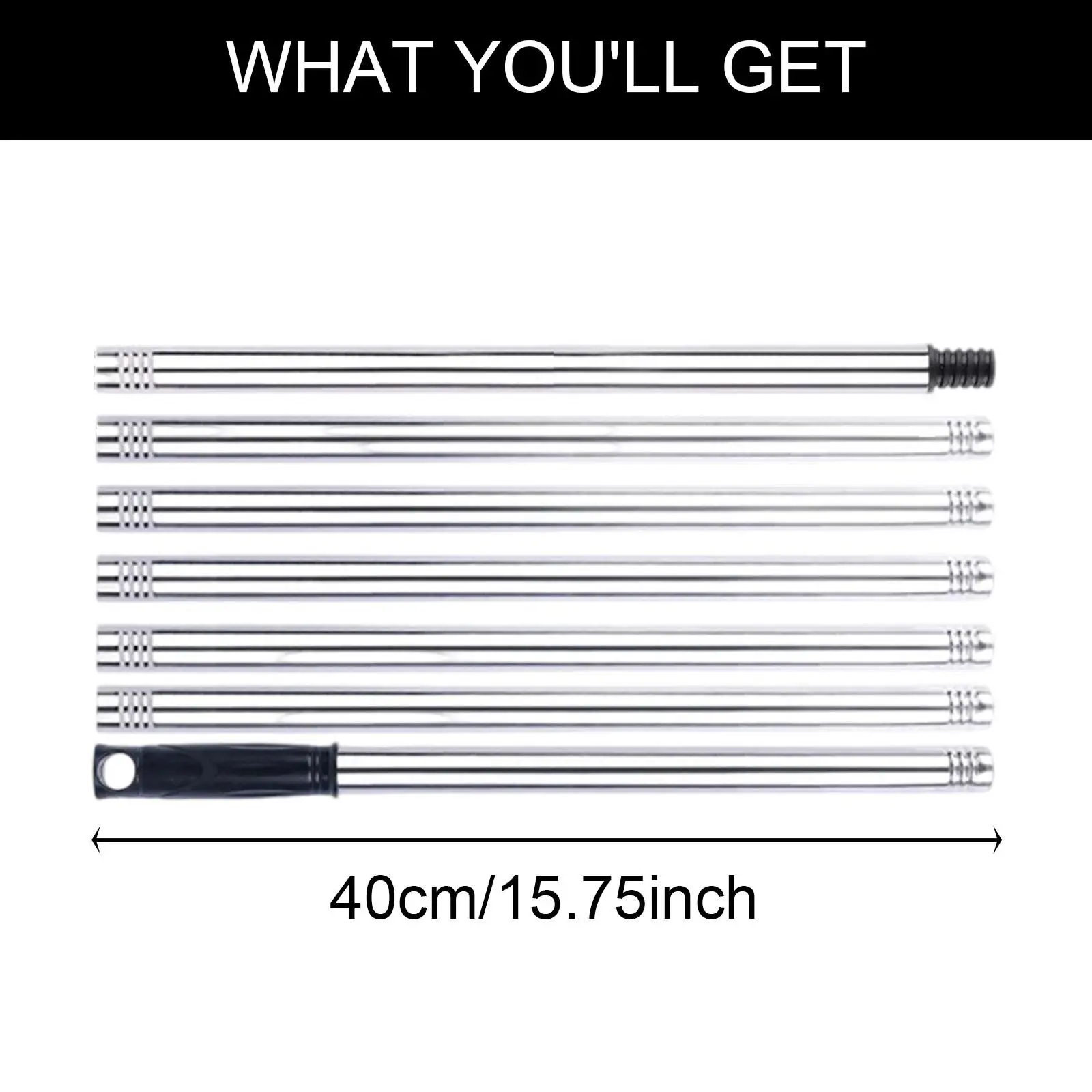 Detachable Splicing Paint Roller Rod Premium Stainless Steel Extender Pole for Decorative Painting and Cleaning Tasks
Detachable Splicing Paint Roller Rod Premium Stainless Steel Extender Pole for Decorative Painting and Cleaning Tasks