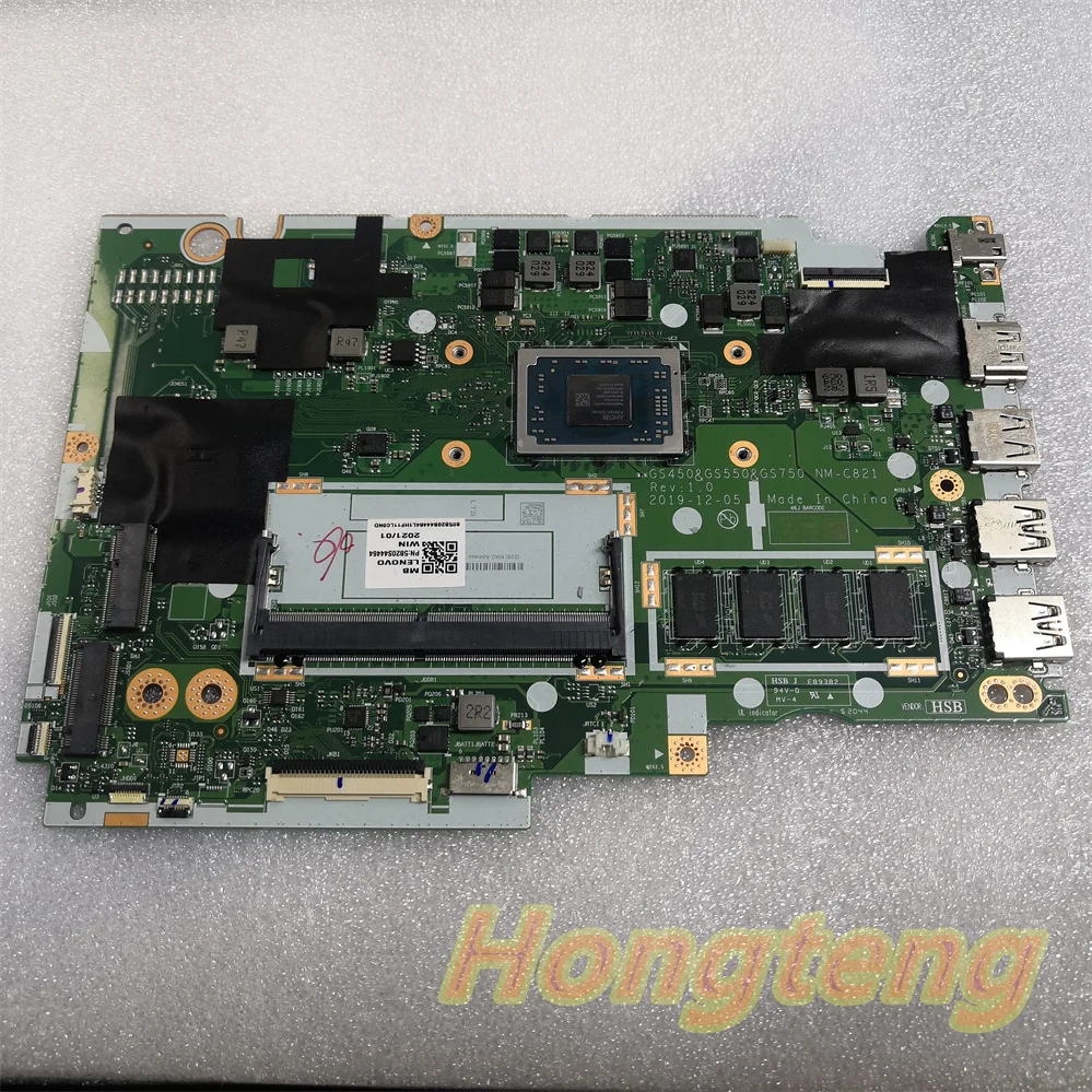5B20S44464 nm-c821 For Lenovo IdeaPad 3-15ADA05 notebook Motherboard with r3-3050 cpu and 4g ram test ok
5B20S44464 nm-c821 For Lenovo IdeaPad 3-15ADA05 notebook Motherboard with r3-3050 cpu and 4g ram test ok