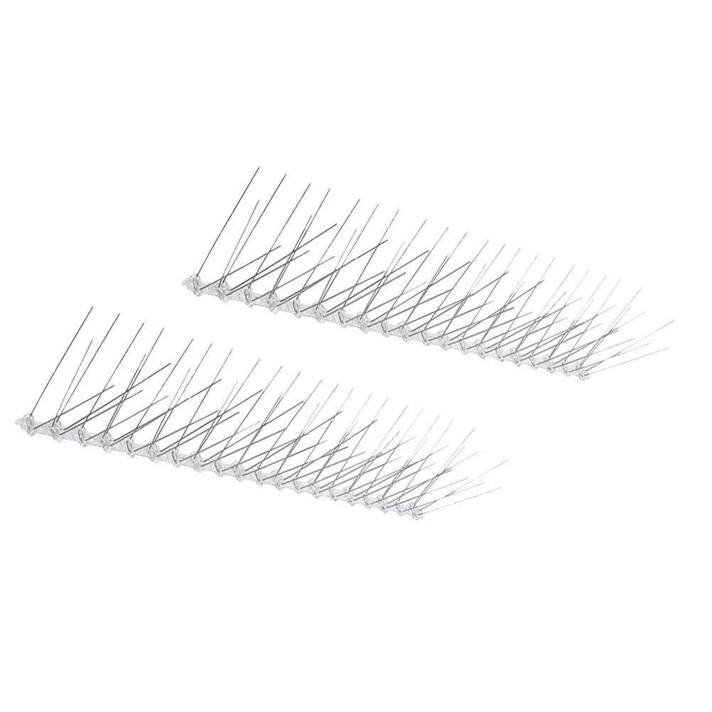 2 Pcs Anti Bird Thorn Stainless Steel Needle for Pigeons Sparrows Humane Control Solution Proof Roofs Chimneys Gazebos
2 Pcs Anti Bird Thorn Stainless Steel Needle for Pigeons Sparrows Humane Control Solution Proof Roofs Chimneys Gazebos