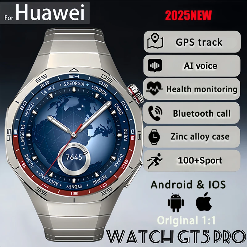 2025 For IOSAndroiIWatch GT5 Pro GPS Track Smart Watches Men 1.52"AMOLED IP68 Waterproof Bluetooth Call Origina Smart Bracelet
2025 For IOSAndroiIWatch GT5 Pro GPS Track Smart Watches Men 1.52"AMOLED IP68 Waterproof Bluetooth Call Origina Smart Bracelet