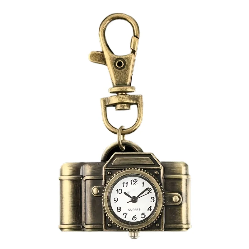 *1 classic retro camera backpack keychain pendant watch for male and female students cartoon cute accessories
*1 classic retro camera backpack keychain pendant watch for male and female students cartoon cute accessories