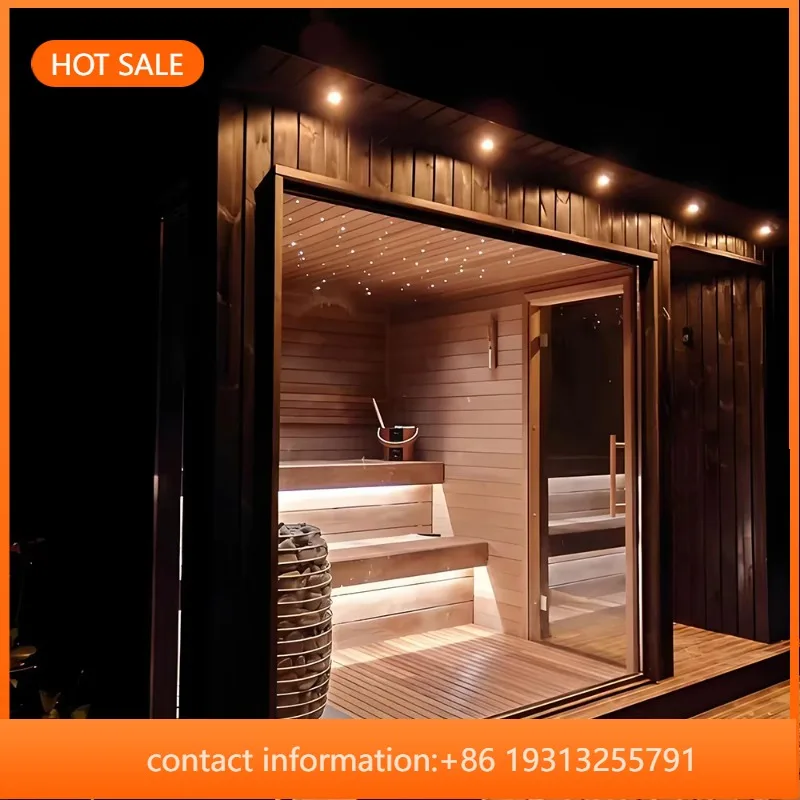 【2026】Outdoor Wooden Steam Sauna Room 1-6 Person Commercial Easy Install Sauna
【2026】Outdoor Wooden Steam Sauna Room 1-6 Person Commercial Easy Install Sauna
