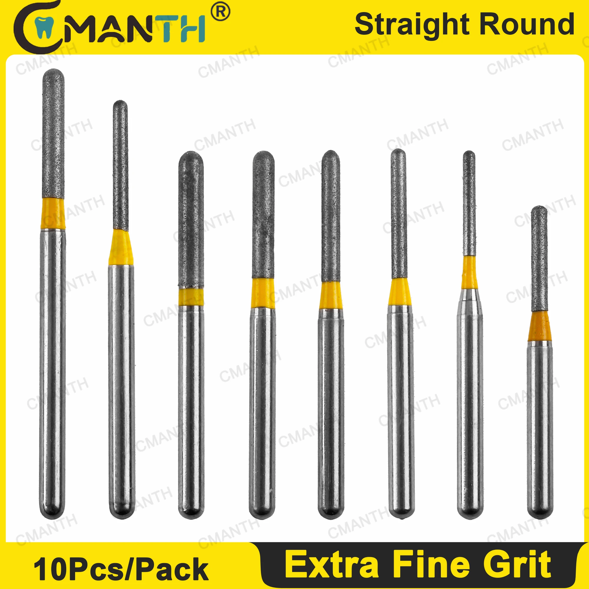 Dental Diamond Burs Drill FG Dia-bur 1.6mm Dentistry Strawberries SR Straight Round Extra Fine Grit for High Speed Handpiece Bur
Dental Diamond Burs Drill FG Dia-bur 1.6mm Dentistry Strawberries SR Straight Round Extra Fine Grit for High Speed Handpiece Bur