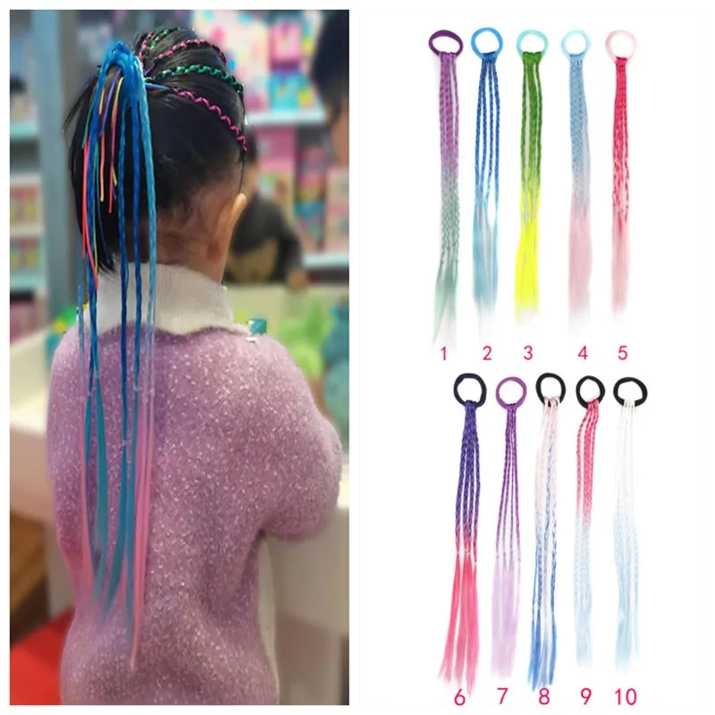 Colorful Children's Braids Hair LoopsChildren's StylesPonytails PerformanceColorful Braids Hair Accessories for Girls Hair Ties
Colorful Children's Braids Hair LoopsChildren's StylesPonytails PerformanceColorful Braids Hair Accessories for Girls Hair Ties