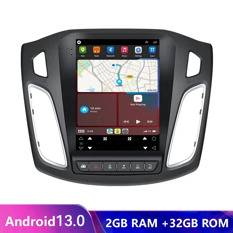 Android 13 4G+64GB Car Radio For Ford Focus 2011-2019 2 DIN Stereo Multimedia Vertical Tesla Screen Navigation GPS NO DVD Player
Android 13 4G+64GB Car Radio For Ford Focus 2011-2019 2 DIN Stereo Multimedia Vertical Tesla Screen Navigation GPS NO DVD Player