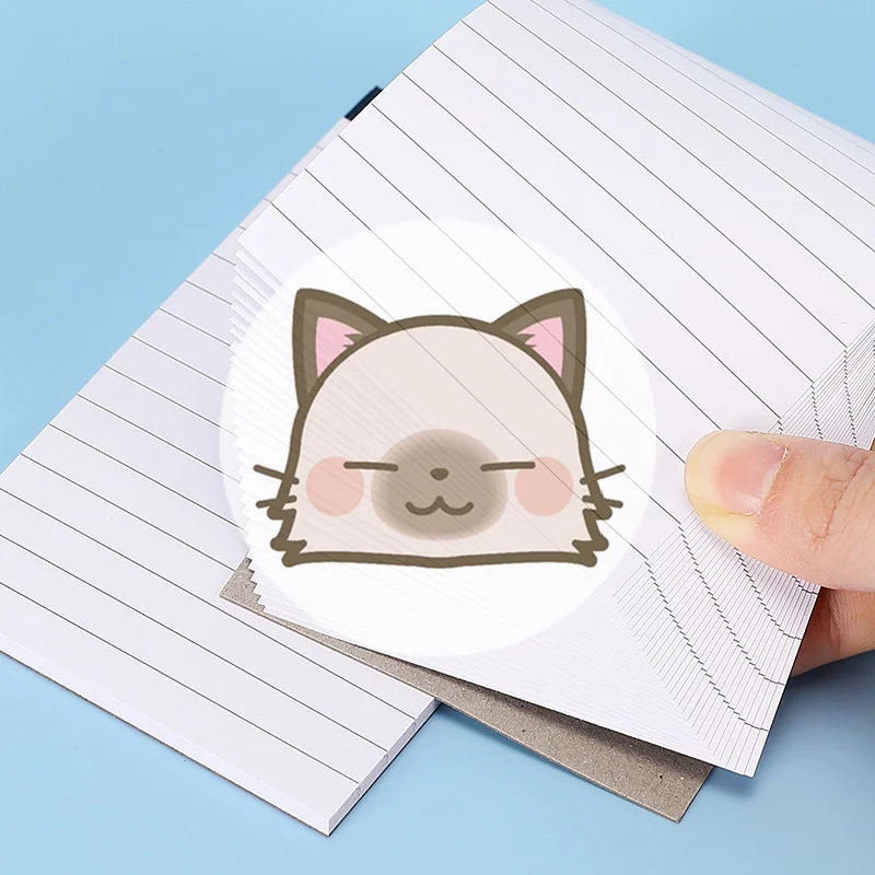 New 5Pcs A7 Mini Portable Notepad With Tearable Inner Core 30 Horizontal Lines Horizontal Lines Note
New 5Pcs A7 Mini Portable Notepad With Tearable Inner Core 30 Horizontal Lines Horizontal Lines Note
