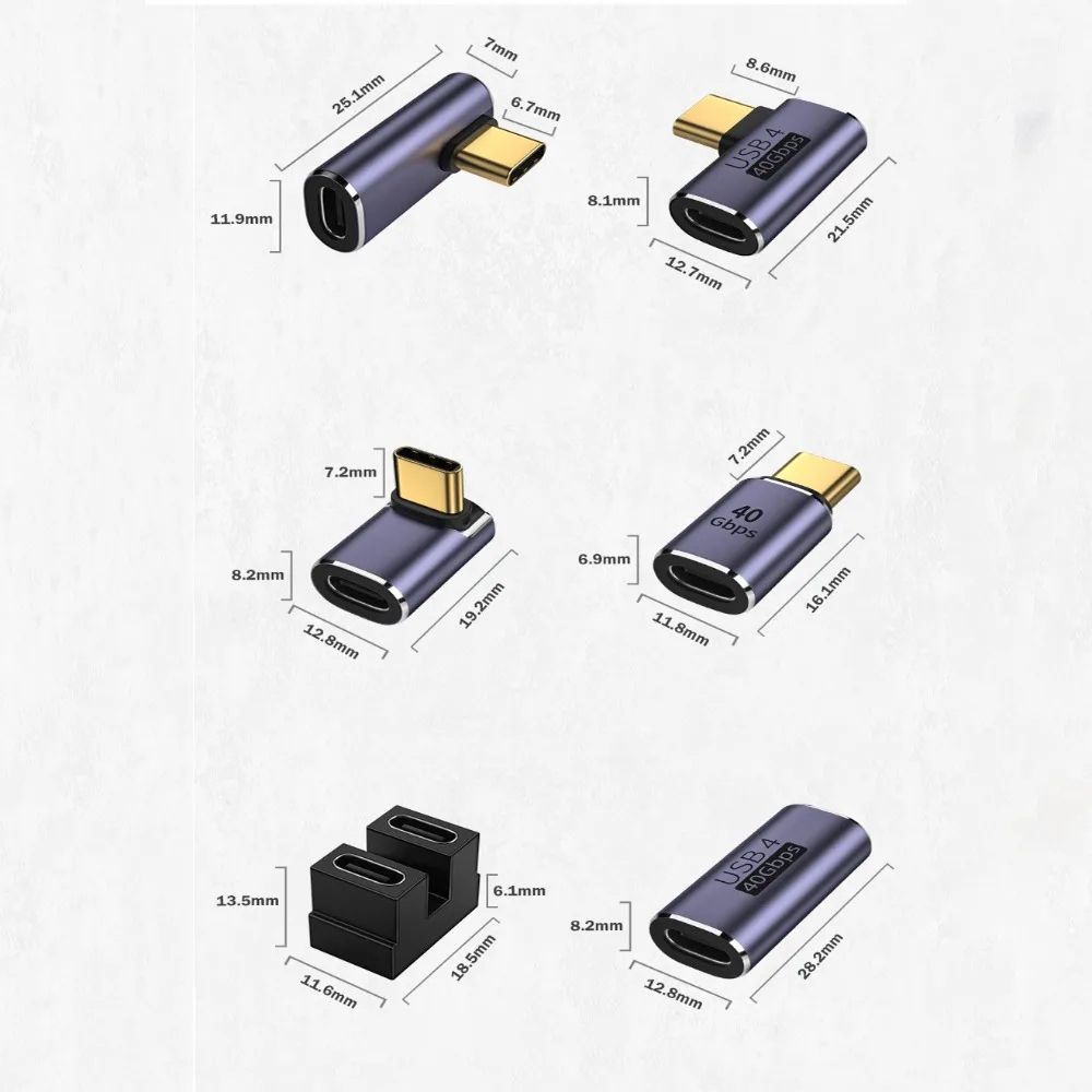 TYPE-C Male To Female TYPE-C Adapter Aluminium Alloy Straight Head Type C Female To Male Adapter Elbow U-shaped
TYPE-C Male To Female TYPE-C Adapter Aluminium Alloy Straight Head Type C Female To Male Adapter Elbow U-shaped
