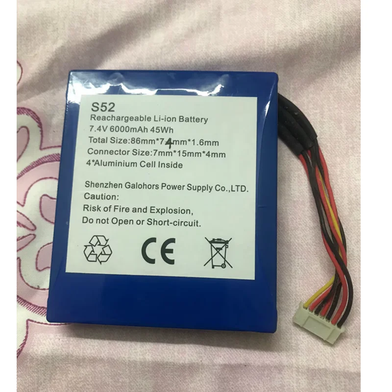 5Pcs/Bag 7.4V 6000mAh 45Wh Li-ion Rechargeable Battery for 3C Digital Product/Electronic Device High Quality Low Price
5Pcs/Bag 7.4V 6000mAh 45Wh Li-ion Rechargeable Battery for 3C Digital Product/Electronic Device High Quality Low Price