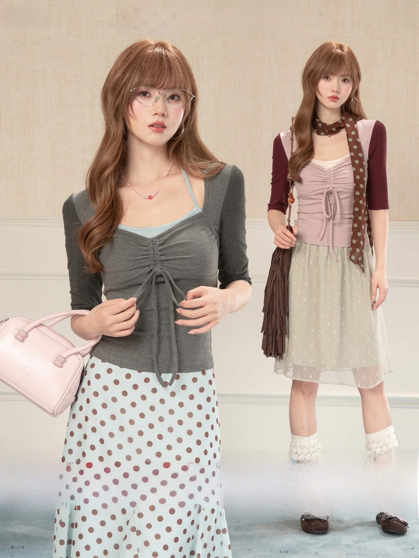 Heynew Retro Color Blo Long Sve T-irt Women's Slim Fit Ne Hanging Knot Design Spring Faionable Top Ladies Tee
Heynew Retro Color Blo Long Sve T-irt Women's Slim Fit Ne Hanging Knot Design Spring Faionable Top Ladies Tee