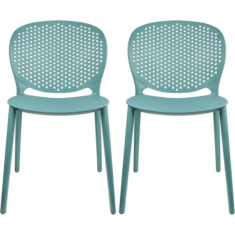 Stackable Outdoor Patio Dining Chairs - Weatherproof Plastic, Ideal for Poolside, Yard, Porch, Balcony, Kitchen, Teal
Stackable Outdoor Patio Dining Chairs - Weatherproof Plastic, Ideal for Poolside, Yard, Porch, Balcony, Kitchen, Teal