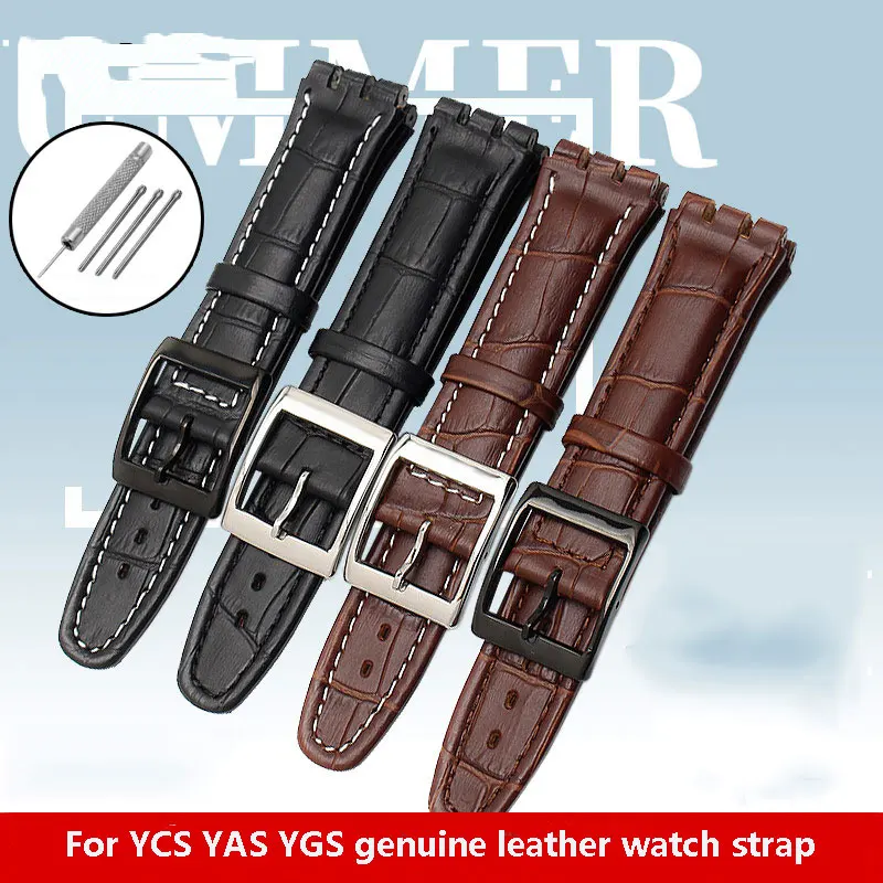 Для часов SWATCH из натуральной кожи мужские и женские часы цепи с вогнутым выпуклым интерфейсом воловья кожа цепочка 17 мм 19 мм
Для часов SWATCH из натуральной кожи мужские и женские часы цепи с вогнутым выпуклым интерфейсом воловья кожа цепочка 17 мм 19 мм