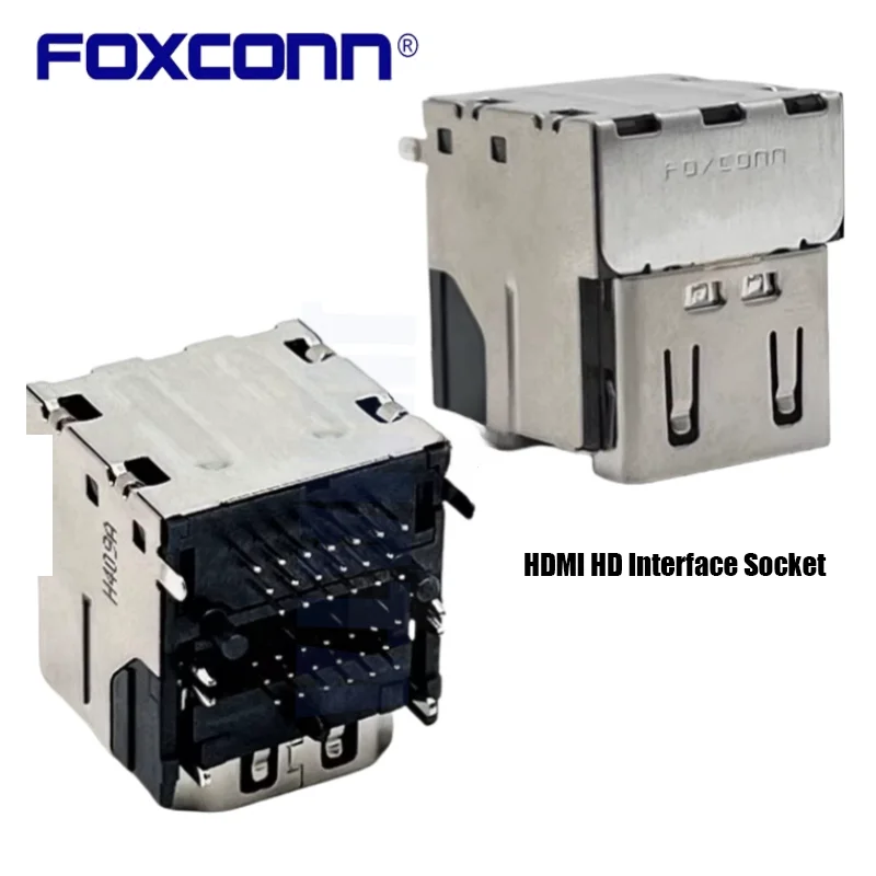 Foxconn Dual Layer HDMI HD Interface Socket Female DIP Pin Connector HDMI-compatible Port Socket Interface Connector
Foxconn Dual Layer HDMI HD Interface Socket Female DIP Pin Connector HDMI-compatible Port Socket Interface Connector