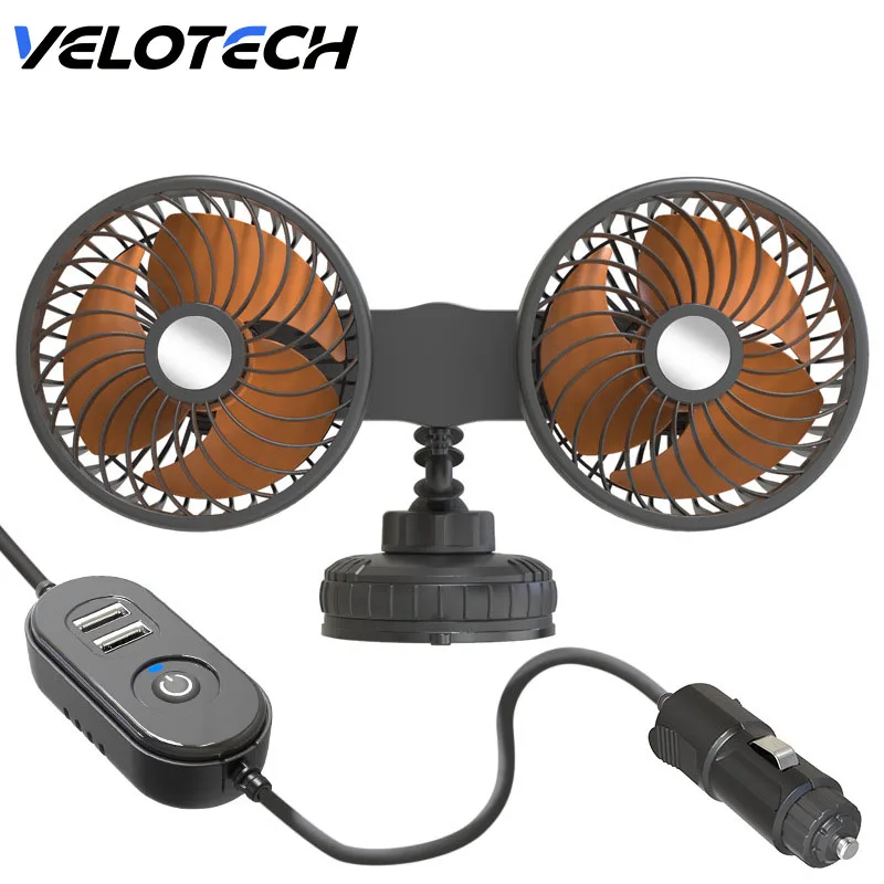Car Fan 12V 24V Universal Double Head For USB Cable Free-Adjustment 3-Speed Strong Wind Auto Fan
Car Fan 12V 24V Universal Double Head For USB Cable Free-Adjustment 3-Speed Strong Wind Auto Fan