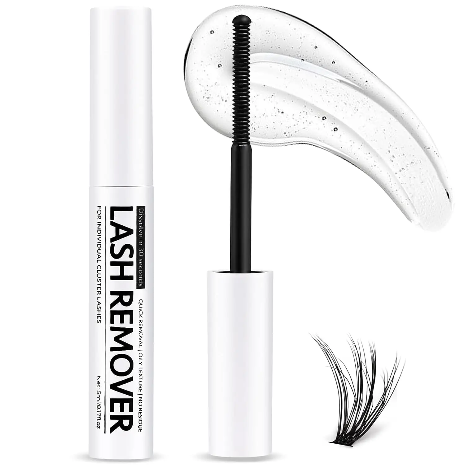 Gentle Eyelash Glue Remover 5ML – Fast 30s Removal for Cluster Lashes, Non-Irritating, Easy Spiral Brush Applicator
Gentle Eyelash Glue Remover 5ML – Fast 30s Removal for Cluster Lashes, Non-Irritating, Easy Spiral Brush Applicator