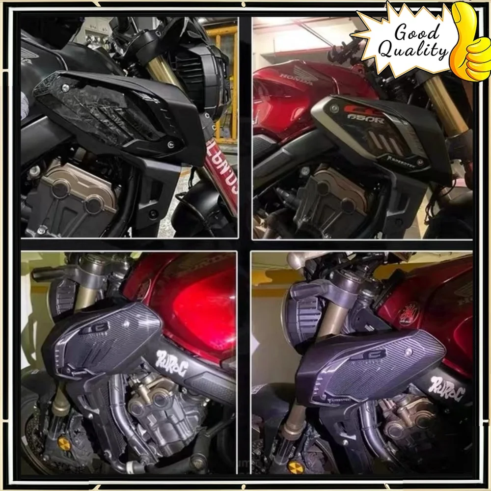 Good Quality For Honda CB650R 17-23 years modified air intake cover wind knife fixed wind wing body side spoiler side wind wing
Good Quality For Honda CB650R 17-23 years modified air intake cover wind knife fixed wind wing body side spoiler side wind wing