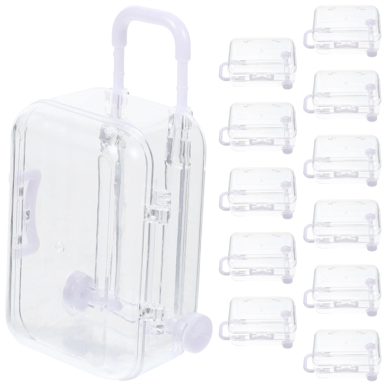 12 Pcs Mini Wedding Favor Boxes Candy Decorations Suit Case Simple Bride Suitcase Gift
12 Pcs Mini Wedding Favor Boxes Candy Decorations Suit Case Simple Bride Suitcase Gift