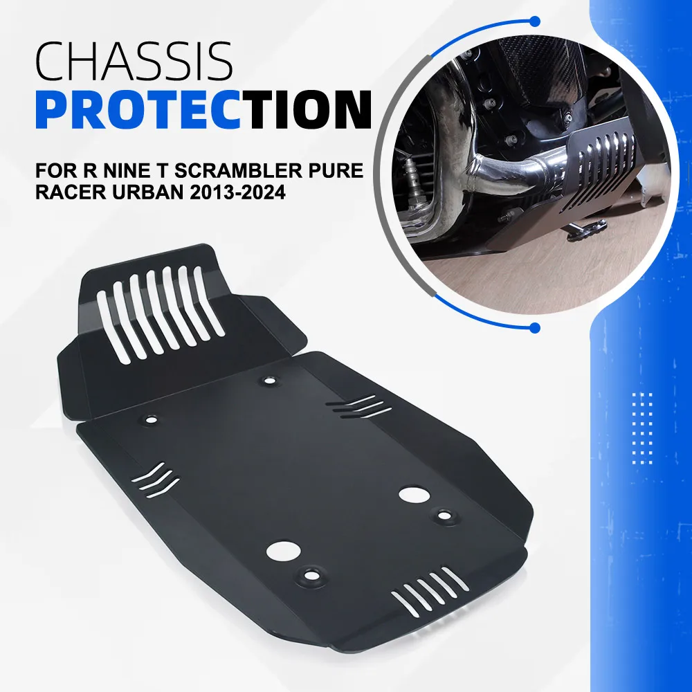 Skid Plate Bash Frame Guard For BMW R Nine T Scrambler Pure Racer Urban 2013-2024 Motorcycle Engine Guard Chassis Protect Cover