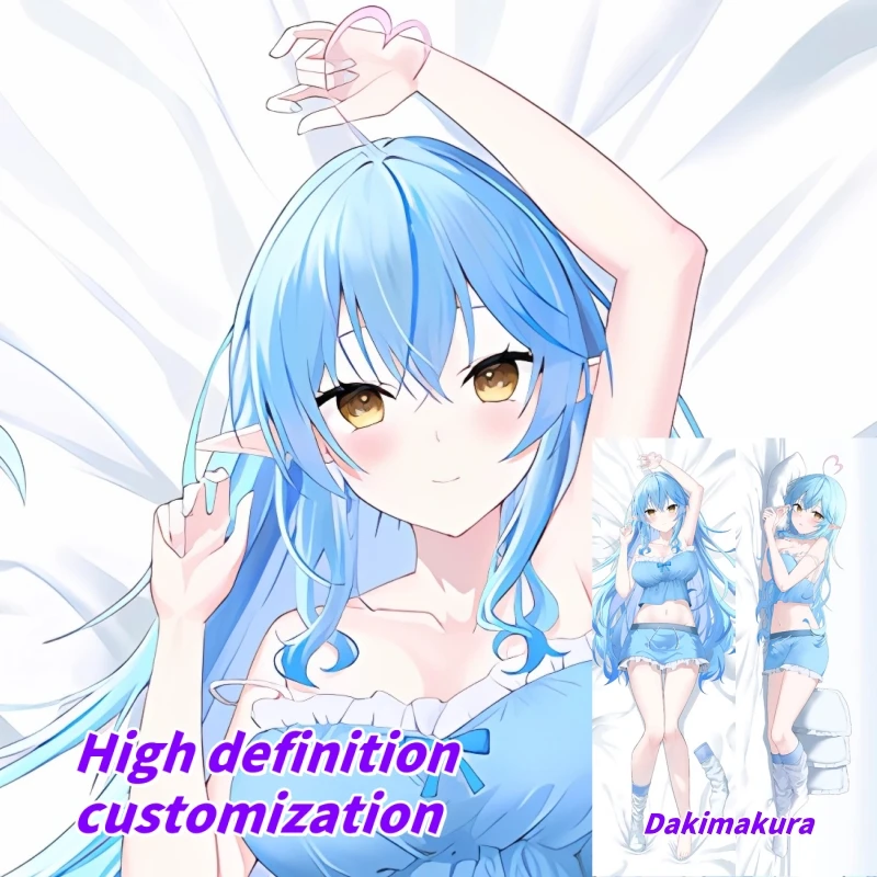 Dakimakura Anime Hololive Vtuber Yukihana Lamy Double-sided Print Life-size Body Pillow Cover Bedding Gifts
Dakimakura Anime Hololive Vtuber Yukihana Lamy Double-sided Print Life-size Body Pillow Cover Bedding Gifts