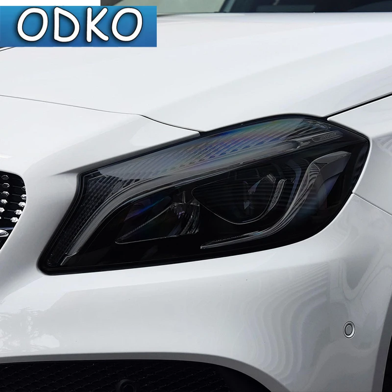 For Mercedes Benz A Class W176 A45 AMG Car Headlight Protective Film Smoked Black Tint Wrap Vinyl Transparent TPU Sticker
For Mercedes Benz A Class W176 A45 AMG Car Headlight Protective Film Smoked Black Tint Wrap Vinyl Transparent TPU Sticker