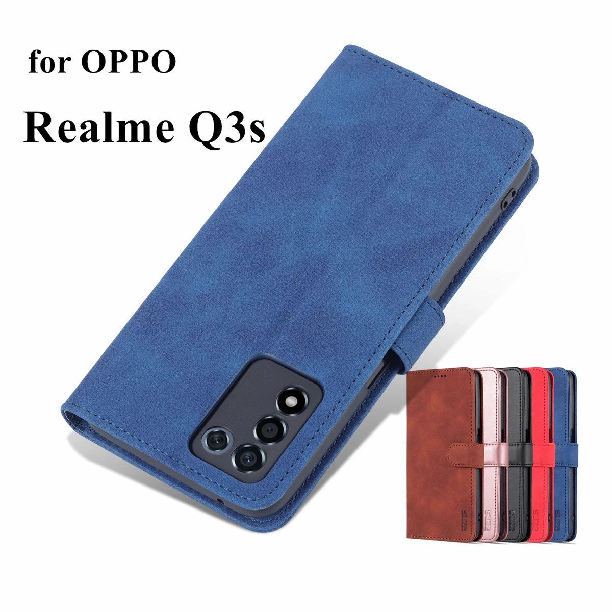 Высококачественный чехол с откидной крышкой для OPPO Realme Q3s, чехлы для телефонов из искусственной кожи, защитный чехол с закрывающим ремешком AZNS
Высококачественный чехол с откидной крышкой для OPPO Realme Q3s, чехлы для телефонов из искусственной кожи, защитный чехол с закрывающим ремешком AZNS