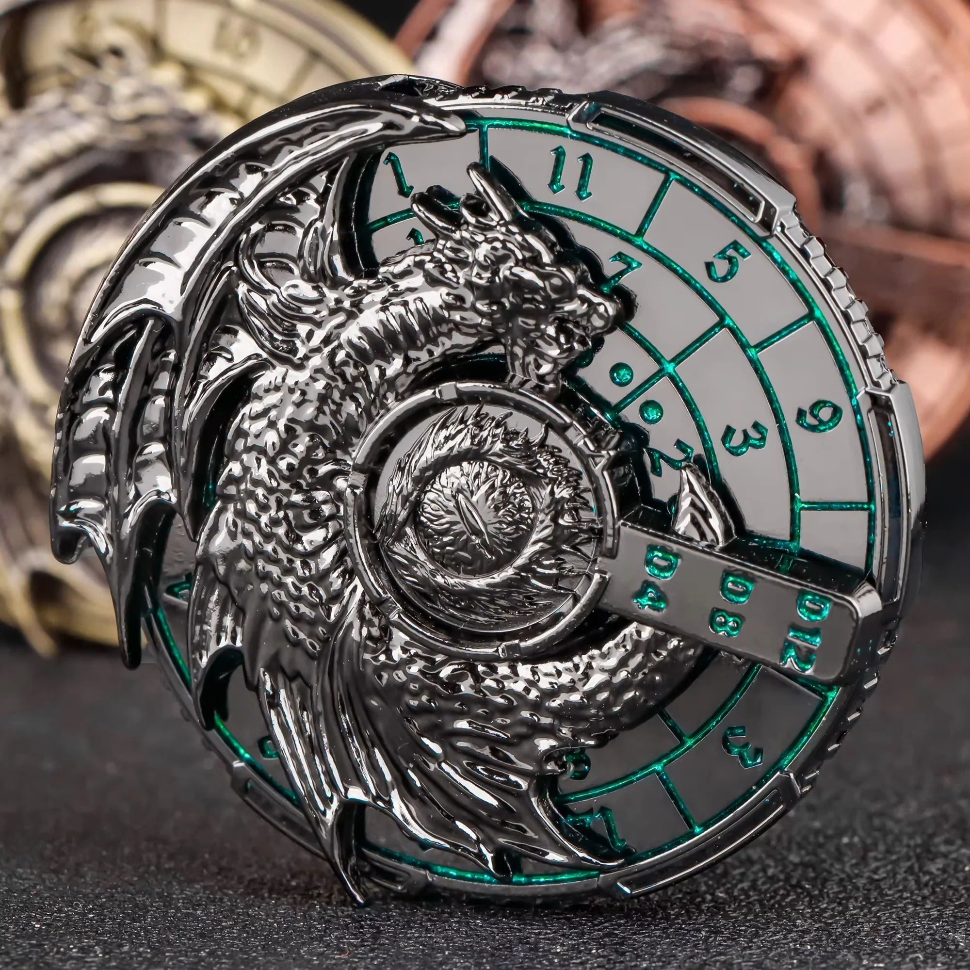 7 in 1 Fidget Spinner Dice Set for DND,Dungeons and Dragons RPG Role Playing Game Dice,Metal Dice Set for Dungeons and Dragon
7 in 1 Fidget Spinner Dice Set for DND,Dungeons and Dragons RPG Role Playing Game Dice,Metal Dice Set for Dungeons and Dragon