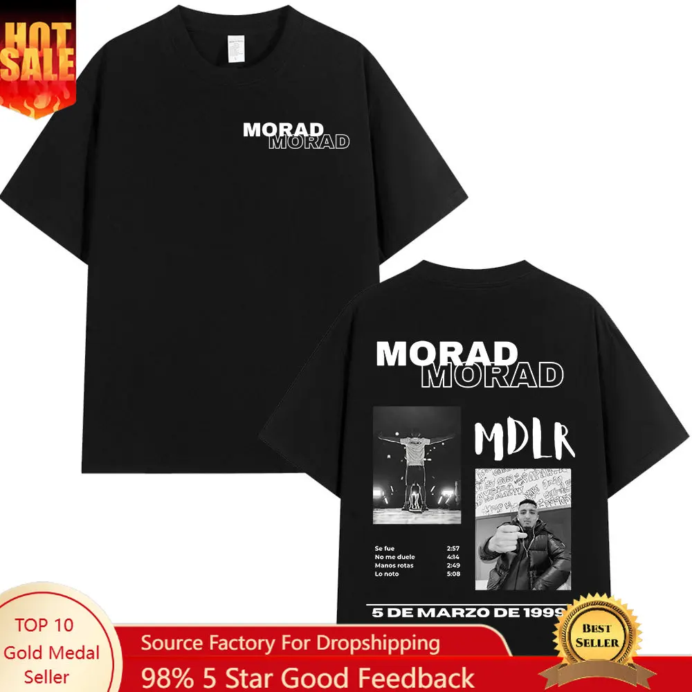 Rapper Morad MDLR Tour Album T Shirt Men's Women High Quality Cotton Tee Shirt Fashion Hip Hop Short Sleeve T-shirts Streetwear
Rapper Morad MDLR Tour Album T Shirt Men's Women High Quality Cotton Tee Shirt Fashion Hip Hop Short Sleeve T-shirts Streetwear