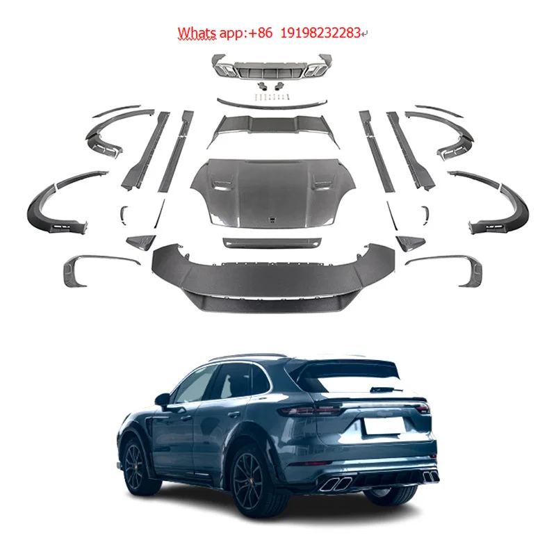 New Carbon Fiber MSY Upgrade For Porsche Cayenne 2018-2023 Front Bumper Rear Bumper Front Lip Appearance Condition Mint
New Carbon Fiber MSY Upgrade For Porsche Cayenne 2018-2023 Front Bumper Rear Bumper Front Lip Appearance Condition Mint