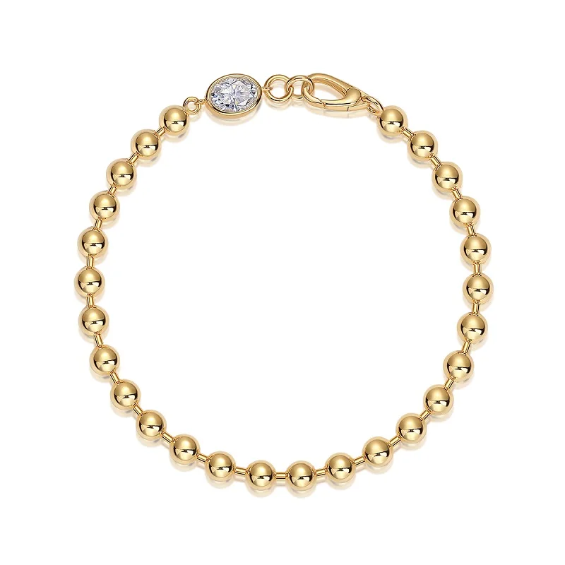 Women Gold Plated Oval CZ Beaded Bracelet, Shiny Stackable Light Luxury Adjustable Daily Fashion Jewelry Gift for Her Girlfriend
Women Gold Plated Oval CZ Beaded Bracelet, Shiny Stackable Light Luxury Adjustable Daily Fashion Jewelry Gift for Her Girlfriend