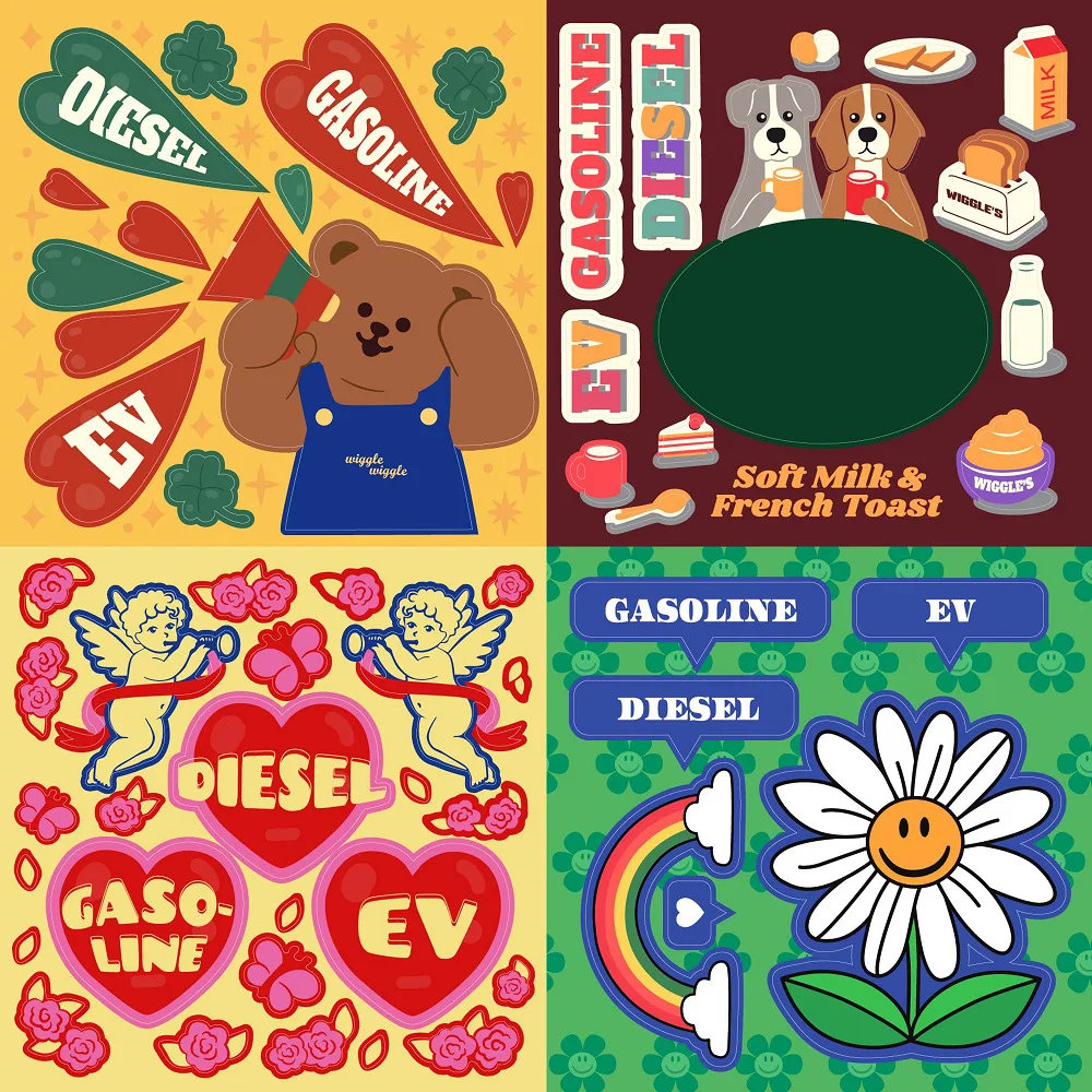 Korean Ins Cute Cartoon Sunflower Sticker Decorative Tablet Computer DIY Material Decoration Sticker Set Children Festival Gift
Korean Ins Cute Cartoon Sunflower Sticker Decorative Tablet Computer DIY Material Decoration Sticker Set Children Festival Gift
