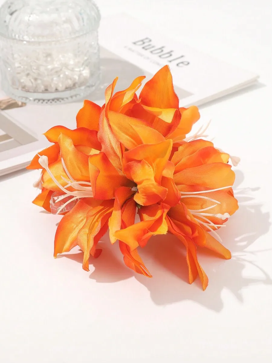 Bohemian Floral Hair Claw Clip For Women, Large Size Hair Accessory, Orange Flower Decor, Beach Vacation Festival Wedding
Bohemian Floral Hair Claw Clip For Women, Large Size Hair Accessory, Orange Flower Decor, Beach Vacation Festival Wedding