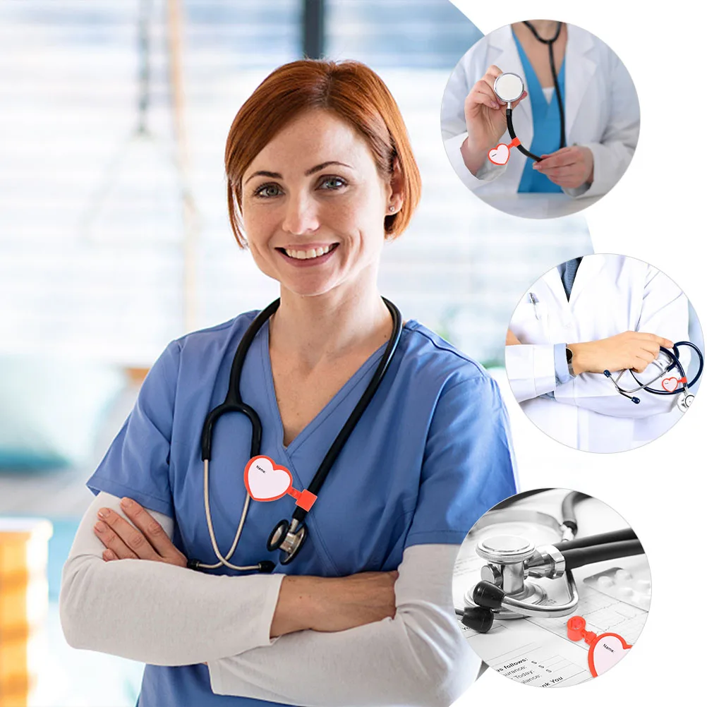 6pcs Stethoscope Name Tag Reusable Plastic Two Sided Holder Clip Identification Supply for Nurses Badge Easy Find Creative
6pcs Stethoscope Name Tag Reusable Plastic Two Sided Holder Clip Identification Supply for Nurses Badge Easy Find Creative