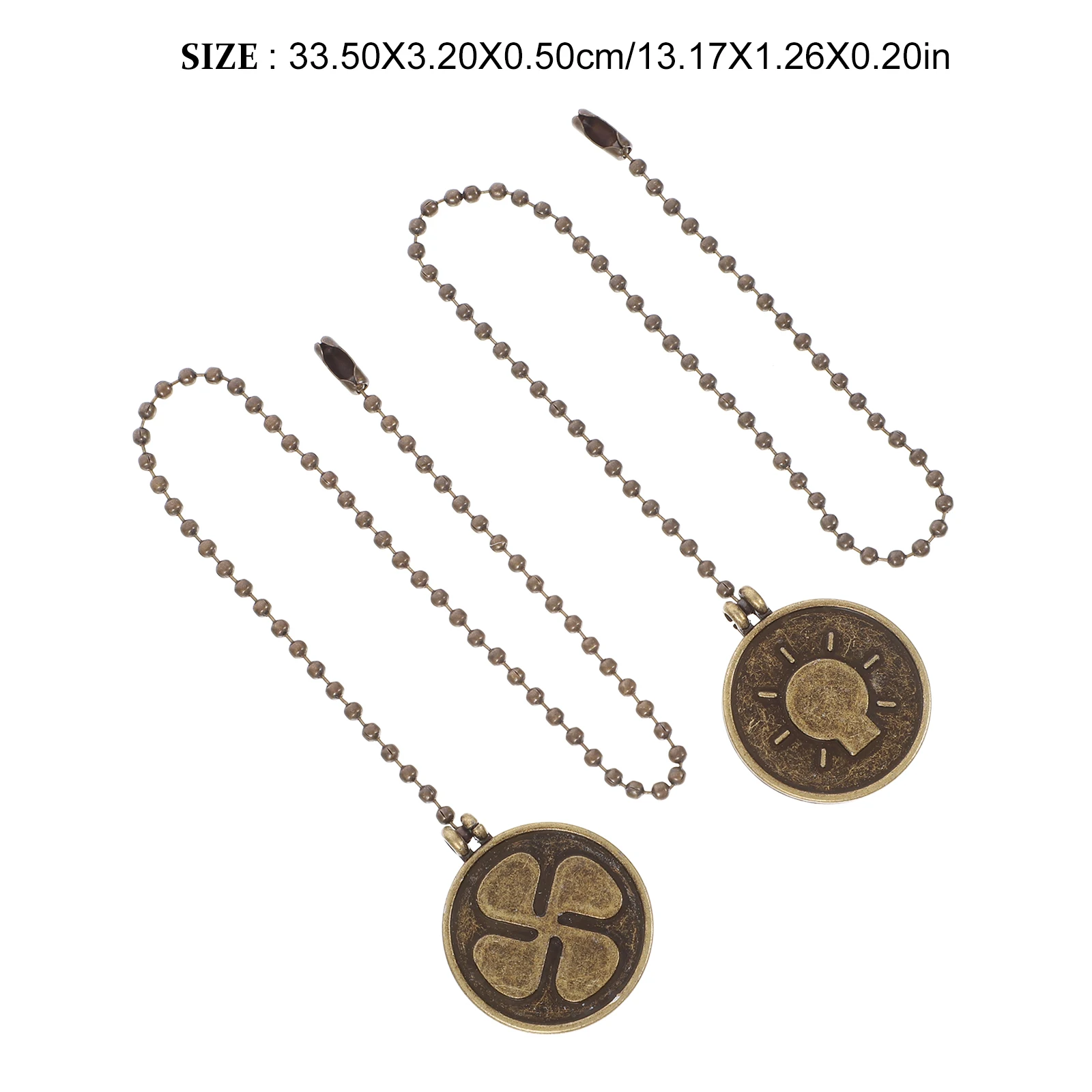2Pcs Metal Ceiling Fan Pull Chain Pendant Light Extension for Fixture Bedroom Living Room Hallway Practical
2Pcs Metal Ceiling Fan Pull Chain Pendant Light Extension for Fixture Bedroom Living Room Hallway Practical