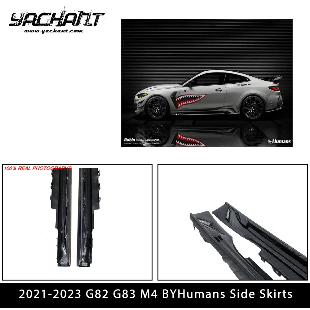 Car-Styling Carbon Fiber CF Side Skirts Fit For 2021-2024 G82 G83 M4 BYHumans Style Side Skirts
Car-Styling Carbon Fiber CF Side Skirts Fit For 2021-2024 G82 G83 M4 BYHumans Style Side Skirts