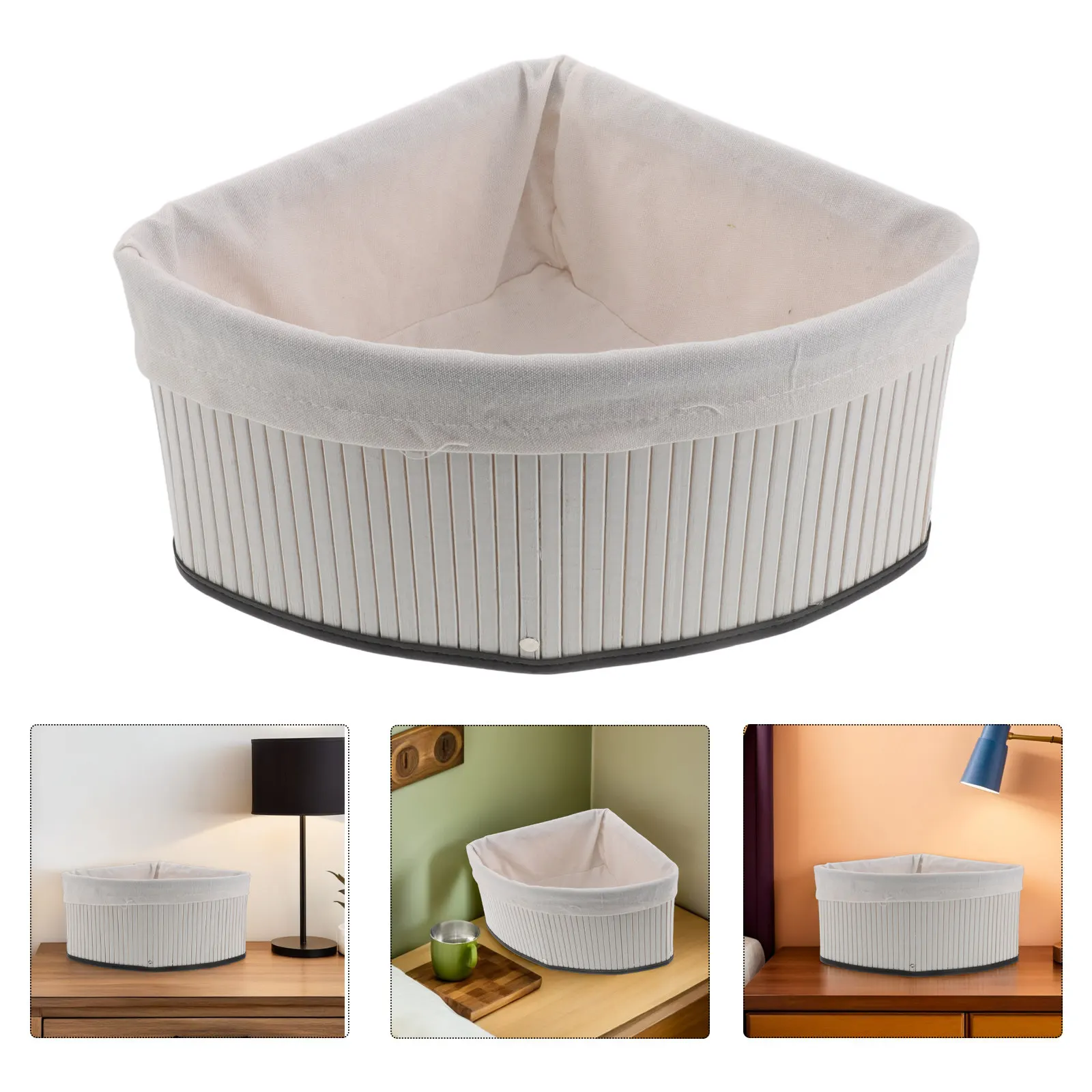Handmade Bamboo Woven Corner Basket Fan Design Triangle Storage Organizer for Shelves Pantry Countertop Closet Cabinet Bathroom
Handmade Bamboo Woven Corner Basket Fan Design Triangle Storage Organizer for Shelves Pantry Countertop Closet Cabinet Bathroom