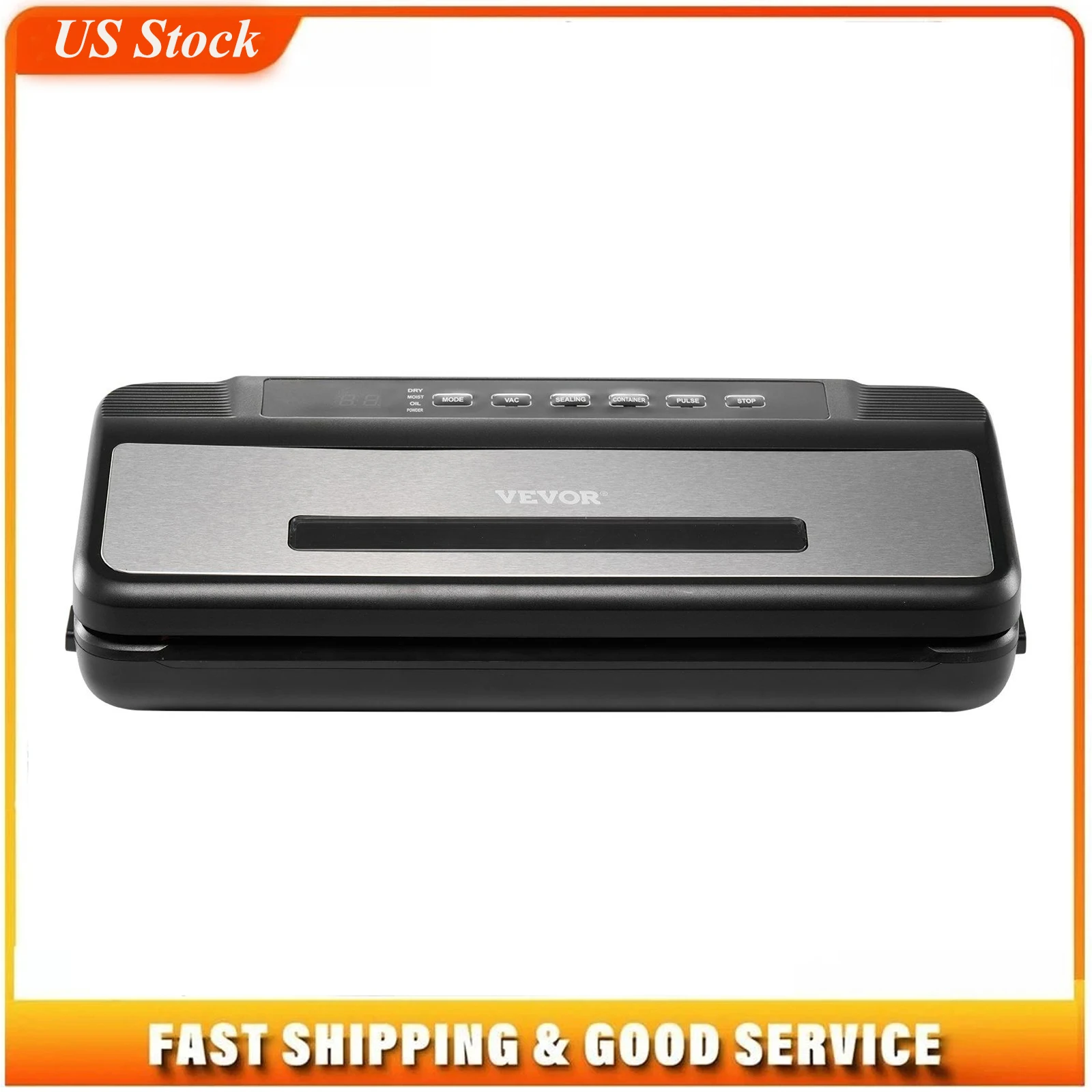 Commercial Vacuum Sealer Machine 80Kpa 120W Multifunction Automatic Food Packaging with Bag Roll Storage Cutter for Home Kitchen
Commercial Vacuum Sealer Machine 80Kpa 120W Multifunction Automatic Food Packaging with Bag Roll Storage Cutter for Home Kitchen