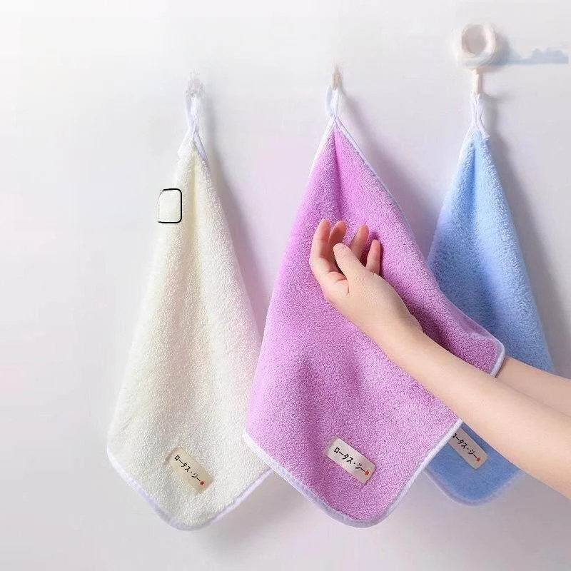 Quick Dry Hanging Hand Towel Kitchen Bathroom Soft Coral Fleece Material High Absorbency Non Disposable Household Cleaning Tool
Quick Dry Hanging Hand Towel Kitchen Bathroom Soft Coral Fleece Material High Absorbency Non Disposable Household Cleaning Tool