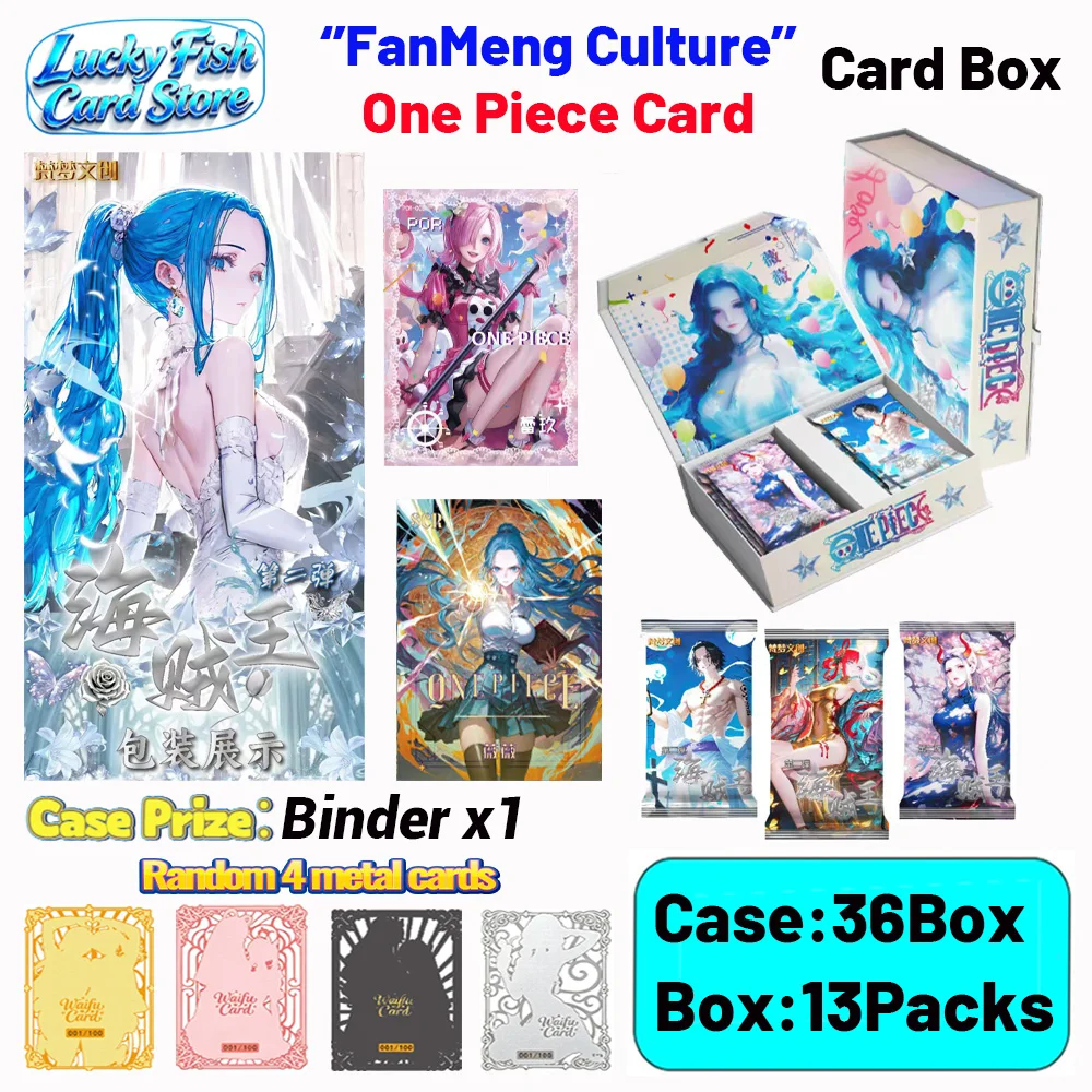 2026 New Wholesale One Piece FanMeng Culture Collection Cards Special Offer Case Limited Collector's Set
2026 New Wholesale One Piece FanMeng Culture Collection Cards Special Offer Case Limited Collector's Set