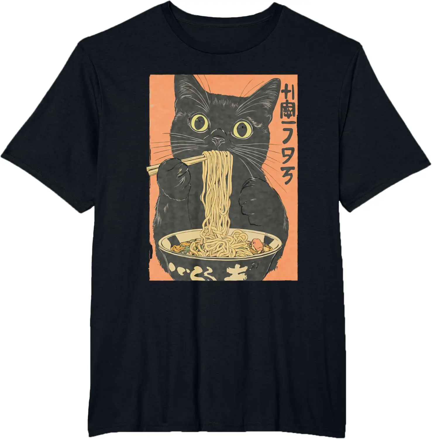 Chat Kawaii Mangeant Des Nouilles Ramen с графическим принтом, летняя роскошная брендовая хлопковая мужская и женская футболка с короткими рукавами, уличная
Chat Kawaii Mangeant Des Nouilles Ramen с графическим принтом, летняя роскошная брендовая хлопковая мужская и женская футболка с короткими рукавами, уличная